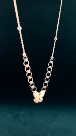 گردنبند طلا طرح پروانه