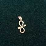مدال طلا دخترانه طرح بینهایت