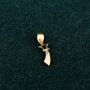 مدال طلا دخترانه طرح ستاره