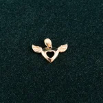 مدال طلا دخترانه طرح قلب